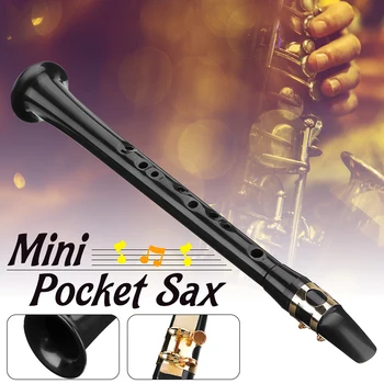 Black LittleSax Mini Sax Portable C Key Saxophone ABS Lightweight Sax Musical Instruments with Carrying Bag for Begginer
Black LittleSax Mini Sax Portable C Key Saxophone ABS Lightweight Sax Musical Instruments with Carrying Bag for Begginer