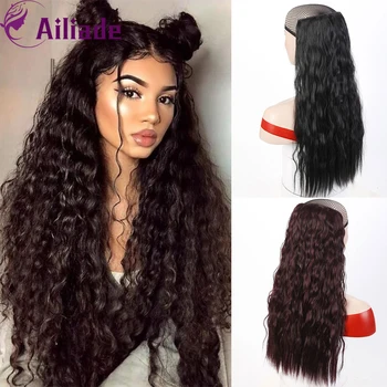 AILIADE Long Curly Corn Perm 5 Clip In Hair Extensions Heat Resistant For Women Daily Black Brown Synthetic Fake Hair Pieces
AILIADE Long Curly Corn Perm 5 Clip In Hair Extensions Heat Resistant For Women Daily Black Brown Synthetic Fake Hair Pieces