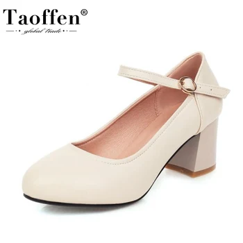 Taoffen Size 31-43 New Spring Women Pumps Round Toe Fashion Shoes Woman Party Office Sweet Female Pumps Footwear
Taoffen Size 31-43 New Spring Women Pumps Round Toe Fashion Shoes Woman Party Office Sweet Female Pumps Footwear