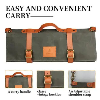 Outdoor Camping Chef Cutter Roll Bag Waterproof Canvas Large Western Food Cutter Storage Bags Tableware For Picnic Bento
Outdoor Camping Chef Cutter Roll Bag Waterproof Canvas Large Western Food Cutter Storage Bags Tableware For Picnic Bento