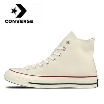 

Authentic Converse All Star Chuck 1970s Comfortable High shoes man and women classic sneakers Durable White Flat Canvas Shoes