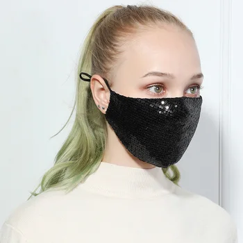 Spring Summer Sequins Protective Anti-Fog Masks Sexy Bright Colorful Face Mask 4 Colors Fashion Anti-Dust Mouth Covers
Spring Summer Sequins Protective Anti-Fog Masks Sexy Bright Colorful Face Mask 4 Colors Fashion Anti-Dust Mouth Covers