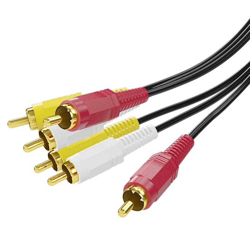 3RCA Male to 3 RCA Male Composite Extension Audio Video AV Cable Plug 3X RCA for TV DVD multimedia 1.5M 3M 5M 10M 15M 20M
3RCA Male to 3 RCA Male Composite Extension Audio Video AV Cable Plug 3X RCA for TV DVD multimedia 1.5M 3M 5M 10M 15M 20M