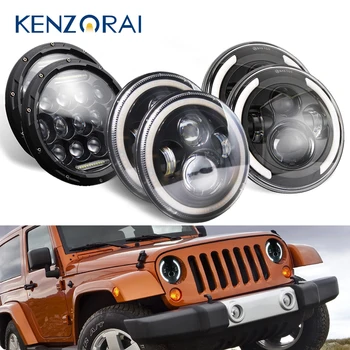 2-pcs 7 inch 140W 200W 280W LED Headlights For Jeep Wrangler TJ JK LJ CJ Land Rover Defender 4x4 accessories off road 12V 24V
2-pcs 7 inch 140W 200W 280W LED Headlights For Jeep Wrangler TJ JK LJ CJ Land Rover Defender 4x4 accessories off road 12V 24V
