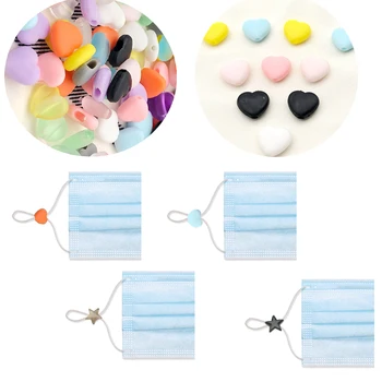 100PCS Face Mask Silicone Cord Locks Toggles Drawstrings Adjustable Lanyard Buckle Elastic Cord Adjuster Non Slip Stopper button
100PCS Face Mask Silicone Cord Locks Toggles Drawstrings Adjustable Lanyard Buckle Elastic Cord Adjuster Non Slip Stopper button