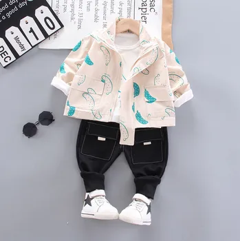 Boys and Girls Autumn Leisure Stand-Up Collar Long-Sleeved Sweater Jacket+Pure White T-Shirt+Pants 3pcs Kids Fashion Clothes
Boys and Girls Autumn Leisure Stand-Up Collar Long-Sleeved Sweater Jacket+Pure White T-Shirt+Pants 3pcs Kids Fashion Clothes