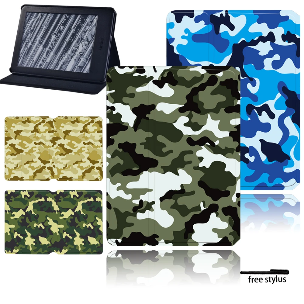 Tablet Cover Case for Amazon Kindle Paperwhite 1/2/3/4/Kindle(10th /8th Gen)6 Inch - Anti-fall Camouflage Soft Tablet Case + Pen
Tablet Cover Case for Amazon Kindle Paperwhite 1/2/3/4/Kindle(10th /8th Gen)6 Inch - Anti-fall Camouflage Soft Tablet Case + Pen