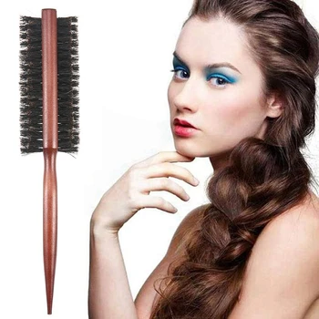 1 Pcs Hair Brush Comb Round Anti-static Curly Brush Natural Bristle Wood Handle Hair Styling Comb Salon Home Hair Dress Tools
1 Pcs Hair Brush Comb Round Anti-static Curly Brush Natural Bristle Wood Handle Hair Styling Comb Salon Home Hair Dress Tools