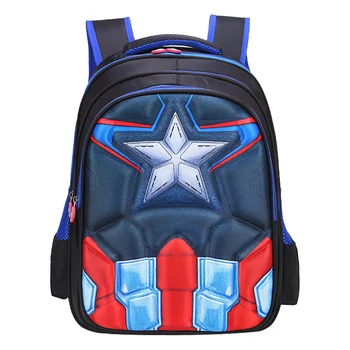 New 3D Solid Captain America Girl Boy Children Primary School Bag Bagpack Schoolbags Kids Teenagers Student Backpacks
New 3D Solid Captain America Girl Boy Children Primary School Bag Bagpack Schoolbags Kids Teenagers Student Backpacks