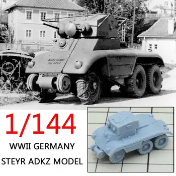 

1:144 4D Resin DIY Assemble Military Tank Kits German World War II Model Puzzle Assembling Car Vehicle Sand Table Toys For kids