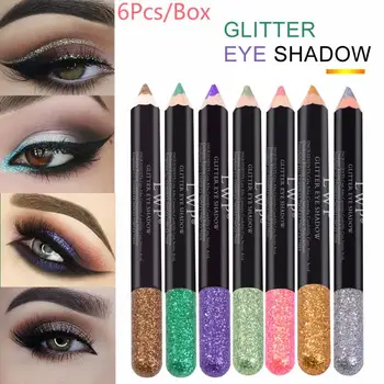 6pcs/set Highlighter Glitter Eyeshadow Pencil Pearly Luminous Eyeshadow Eyeliner Pen Waterproof Makeup Lying Silkworm Pen TSLM2
6pcs/set Highlighter Glitter Eyeshadow Pencil Pearly Luminous Eyeshadow Eyeliner Pen Waterproof Makeup Lying Silkworm Pen TSLM2