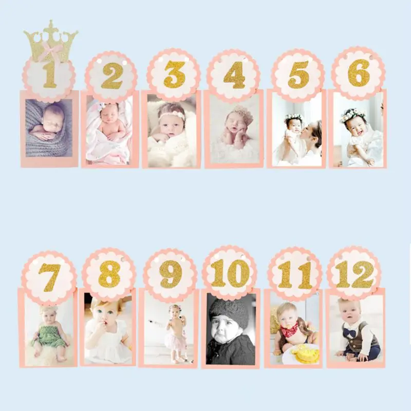 2019 1 Set Baby Photography Props Photo Frame 1-12 Months Infants Shower Bathing Birthday Gift for Kids Room Decorations
2019 1 Set Baby Photography Props Photo Frame 1-12 Months Infants Shower Bathing Birthday Gift for Kids Room Decorations