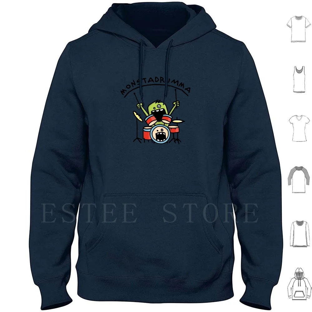 Monster Drummer-Wild Monster Plays Drums Hoodies Long Sleeve Bass Drum Pool Heavy Monster Percussion Rhythm Drums
Monster Drummer-Wild Monster Plays Drums Hoodies Long Sleeve Bass Drum Pool Heavy Monster Percussion Rhythm Drums