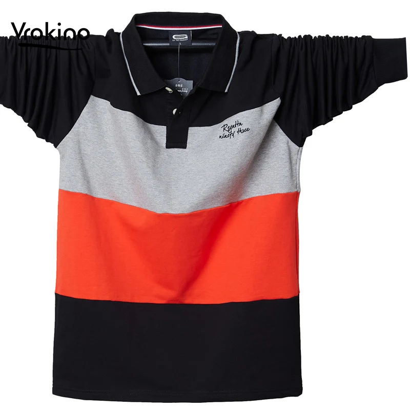 2019 Autumn New Fashion High Quality Color Matching Long Sleeve Polo Shirt Men's Business Gentleman Lapel Polo Shirt M-5XL
2019 Autumn New Fashion High Quality Color Matching Long Sleeve Polo Shirt Men's Business Gentleman Lapel Polo Shirt M-5XL