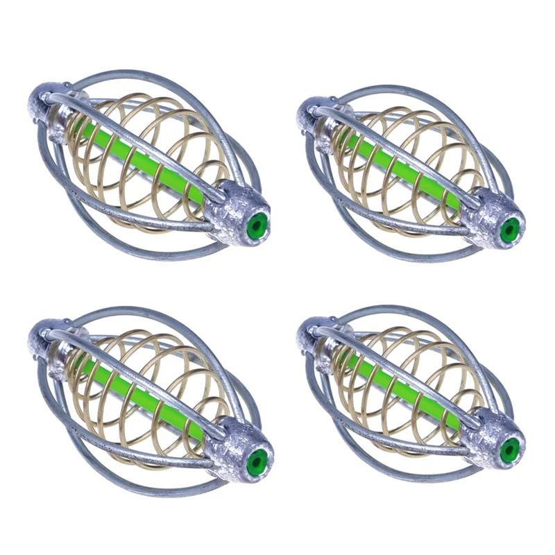 4 Pcs Fishing Bait Cage Lead Sinker Swivel Spring+Lead Thrower Carp Fishing Feeder Tackle Tool Accessories , 2 Pcs S with 2 Pcs
4 Pcs Fishing Bait Cage Lead Sinker Swivel Spring+Lead Thrower Carp Fishing Feeder Tackle Tool Accessories , 2 Pcs S with 2 Pcs