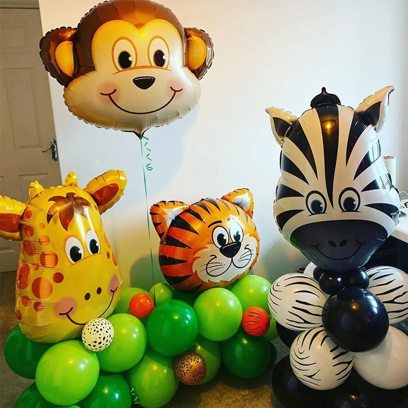 MEIDDING Jungle Party Foil Animal Balloons set jungle disposable tableware First Baby Boy Birthday Party Decoration Kids
MEIDDING Jungle Party Foil Animal Balloons set jungle disposable tableware First Baby Boy Birthday Party Decoration Kids