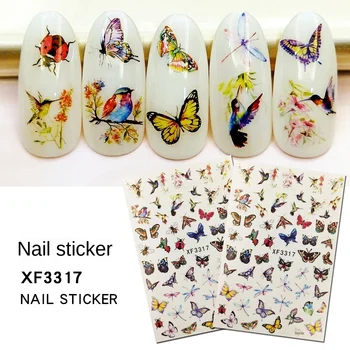 1pcs Nail Decal Sticker Butterfly Summer Flower for Manicure Nail Art Adhesive Tips 
1pcs Nail Decal Sticker Butterfly Summer Flower for Manicure Nail Art Adhesive Tips