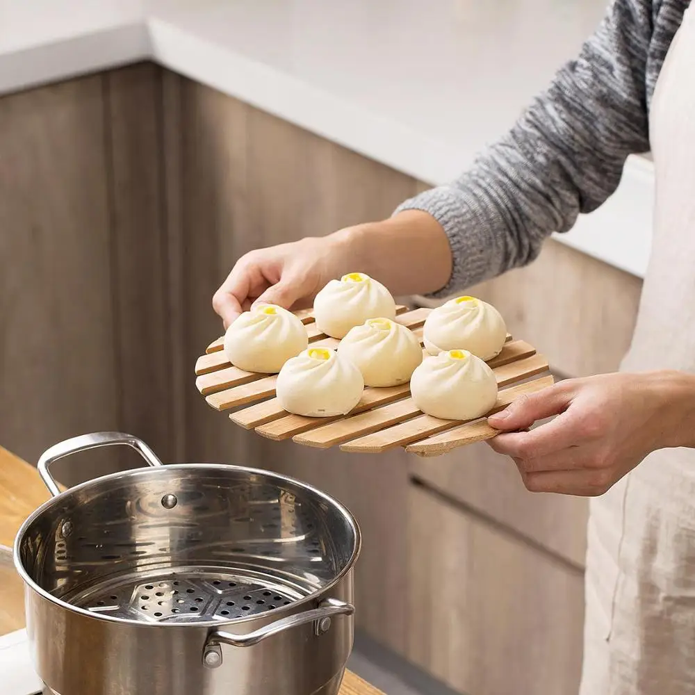 Bamboo Steamer Shelf Pan Pot Mat Pad Steaming Tray Cookware Dumpling Steamer Instant Pot Holder Kitchen Cooking Tools
Bamboo Steamer Shelf Pan Pot Mat Pad Steaming Tray Cookware Dumpling Steamer Instant Pot Holder Kitchen Cooking Tools