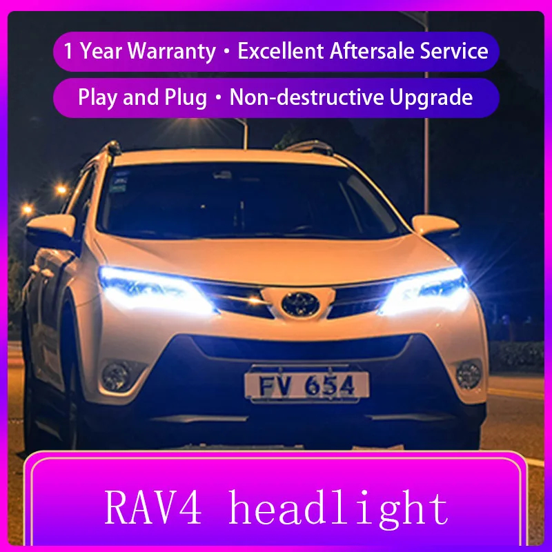 Передняя фара для Toyota RAV4, светодиодный ная фара 2013-2015 с объективом проектора
Передняя фара для Toyota RAV4, светодиодный ная фара 2013-2015 с объективом проектора