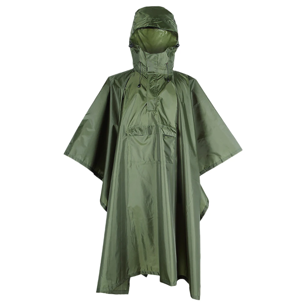 Multifunctional Waterproof Rainwear Rainproof Poncho with Reflective Camping Fishing Motorcycle Rain | Спорт и развлечения