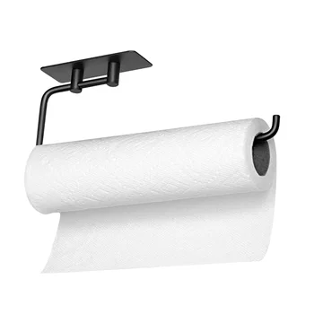 Paper Towel Holder Bathroom Kitchen Under Cabinet Toilet Space Saving Self Adhesive Rack Rustproof Stainless Steel Wall Mounted 
Paper Towel Holder Bathroom Kitchen Under Cabinet Toilet Space Saving Self Adhesive Rack Rustproof Stainless Steel Wall Mounted