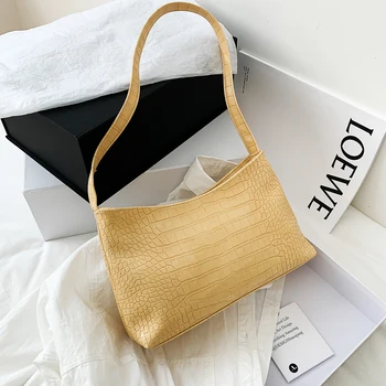 Bag 2020 Spring And Summer New Niche Medieval Armpit Bag Retro Handbag Fashion Simple Crocodile Pattern Shoulder Bag
Bag 2020 Spring And Summer New Niche Medieval Armpit Bag Retro Handbag Fashion Simple Crocodile Pattern Shoulder Bag