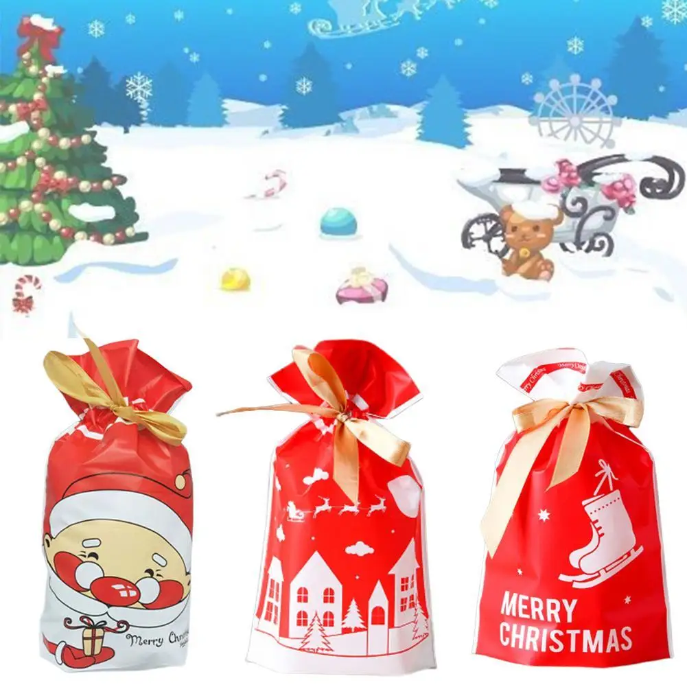 cookie biscuits snack baking packaging bag with ribbon wedding