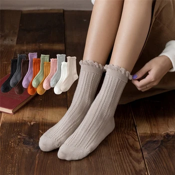 Cute Vertical Stripes Solid Color Crew Socks Women Girl Cotton School Three Dimensional Twist Japanese White Black Loafer Socks
Cute Vertical Stripes Solid Color Crew Socks Women Girl Cotton School Three Dimensional Twist Japanese White Black Loafer Socks