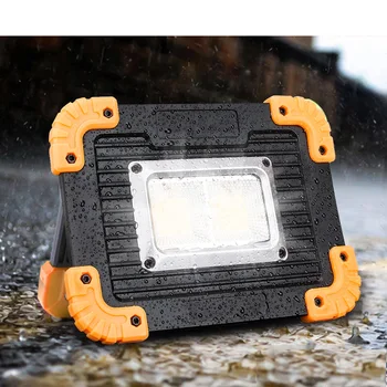 Portable Spotlight Light 4 Modes 2*COB+LED Working Light USB Rechargeable Flashlight Built-in Battery IPX4 For Outdoor Camping
Portable Spotlight Light 4 Modes 2*COB+LED Working Light USB Rechargeable Flashlight Built-in Battery IPX4 For Outdoor Camping