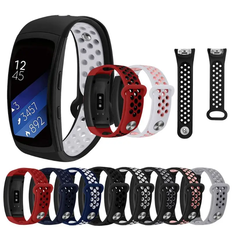 Two-Color Soft Silicone Wrist Strap Sports Watchband Bracelet Replacement for Samsung Gear Fit 2/Fit 2 Pro SM-R360 Smart Watch
Two-Color Soft Silicone Wrist Strap Sports Watchband Bracelet Replacement for Samsung Gear Fit 2/Fit 2 Pro SM-R360 Smart Watch