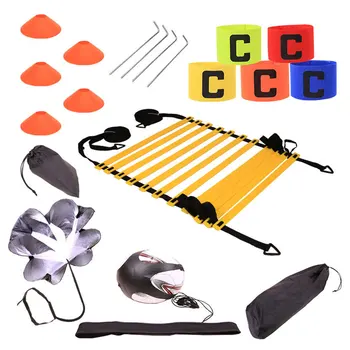 Football Training Set Speed Agility Training Kit Resistance Umbrella Agile Ladder Sign Disc
Football Training Set Speed Agility Training Kit Resistance Umbrella Agile Ladder Sign Disc