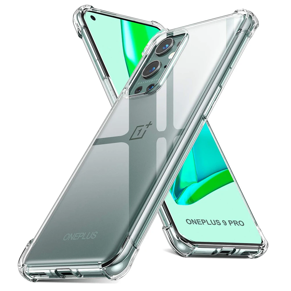 Shockproof Silicone Phone Case For OnePlus 9R lens Protection on One Plus 9 / Pro case Back Cover | Мобильные телефоны и