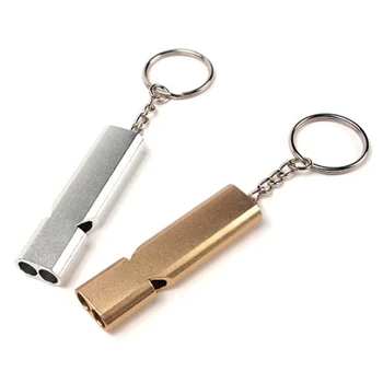 Double Pipe High Decibel Aluminum Alloy Outdoor Emergency Survival Whistle Keychain Cheerleading Whistle Multi-tool
Double Pipe High Decibel Aluminum Alloy Outdoor Emergency Survival Whistle Keychain Cheerleading Whistle Multi-tool