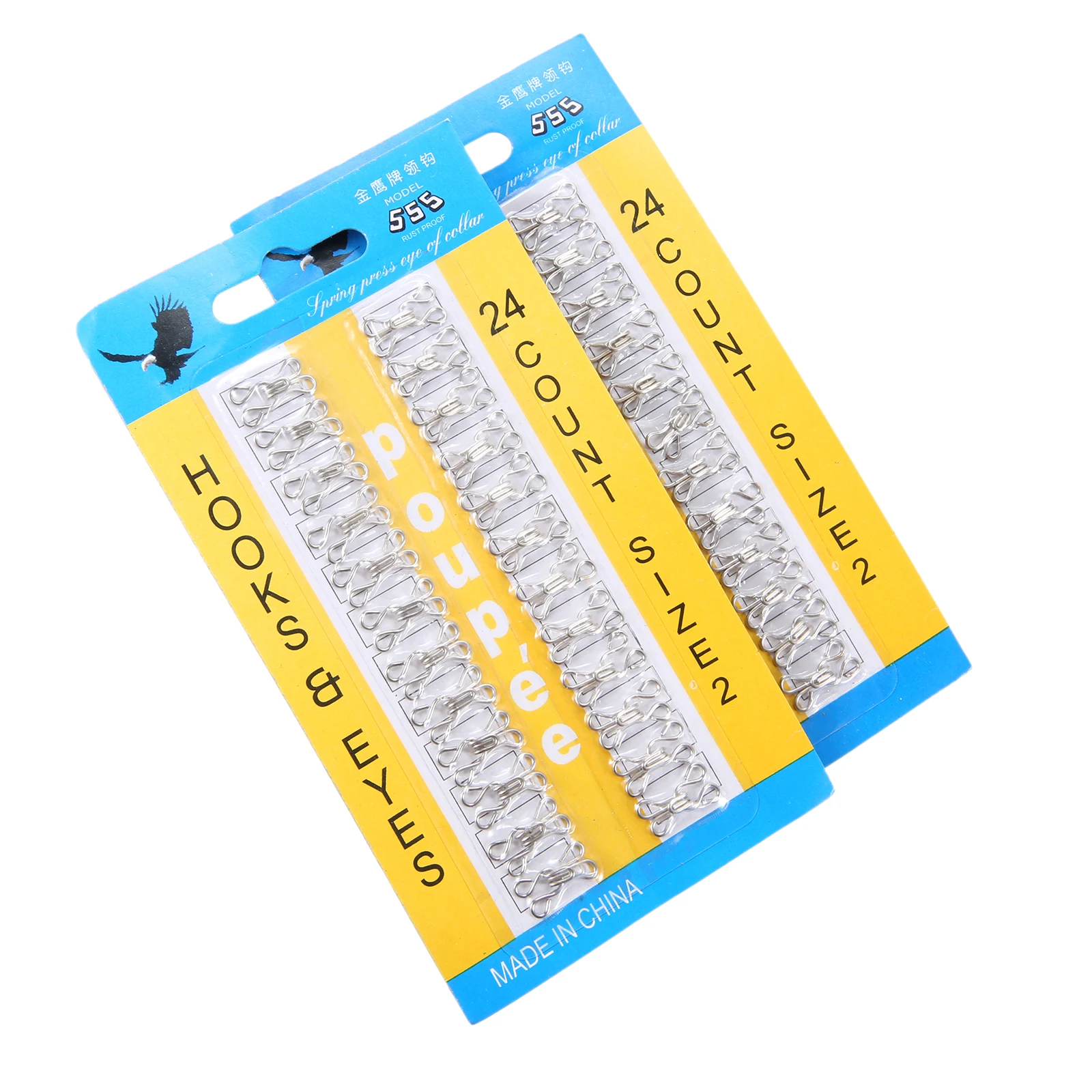 Description Picture 4 of item48 Sets 7/8/9/10mm Sewing Hook and Eye Metal Buckle Button Fastener Dress/Costume/Collar/Bag/Shirt Garment Sewing Accessories