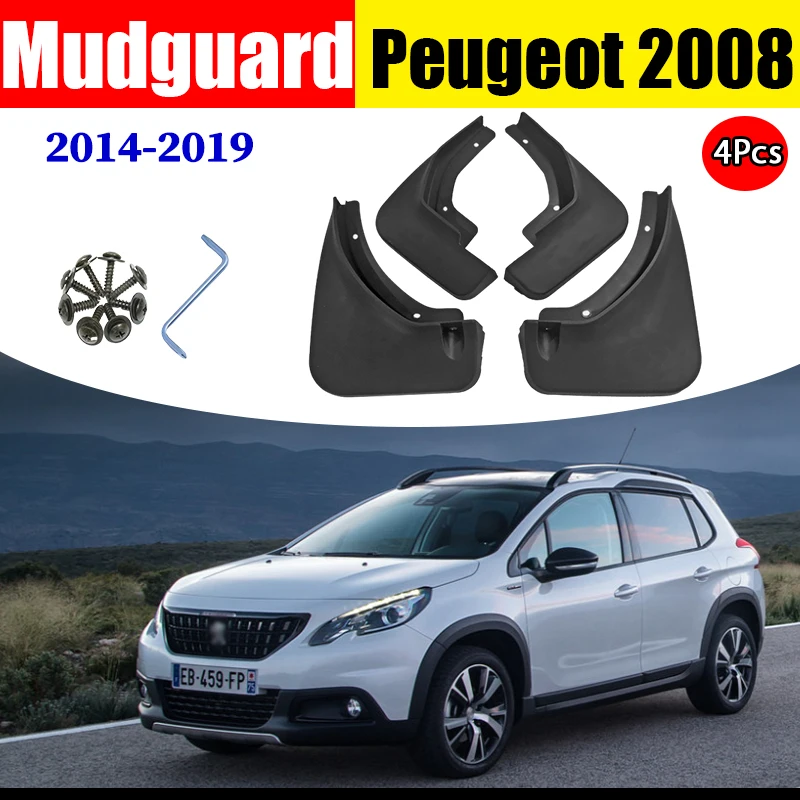 Mudflaps FOR Paugeot 2008 Mudguards Fender Mud Flap Guard Splash Guards Car Accessories Auto Styline Front Rear 4pcs 2014-2019
Mudflaps FOR Paugeot 2008 Mudguards Fender Mud Flap Guard Splash Guards Car Accessories Auto Styline Front Rear 4pcs 2014-2019