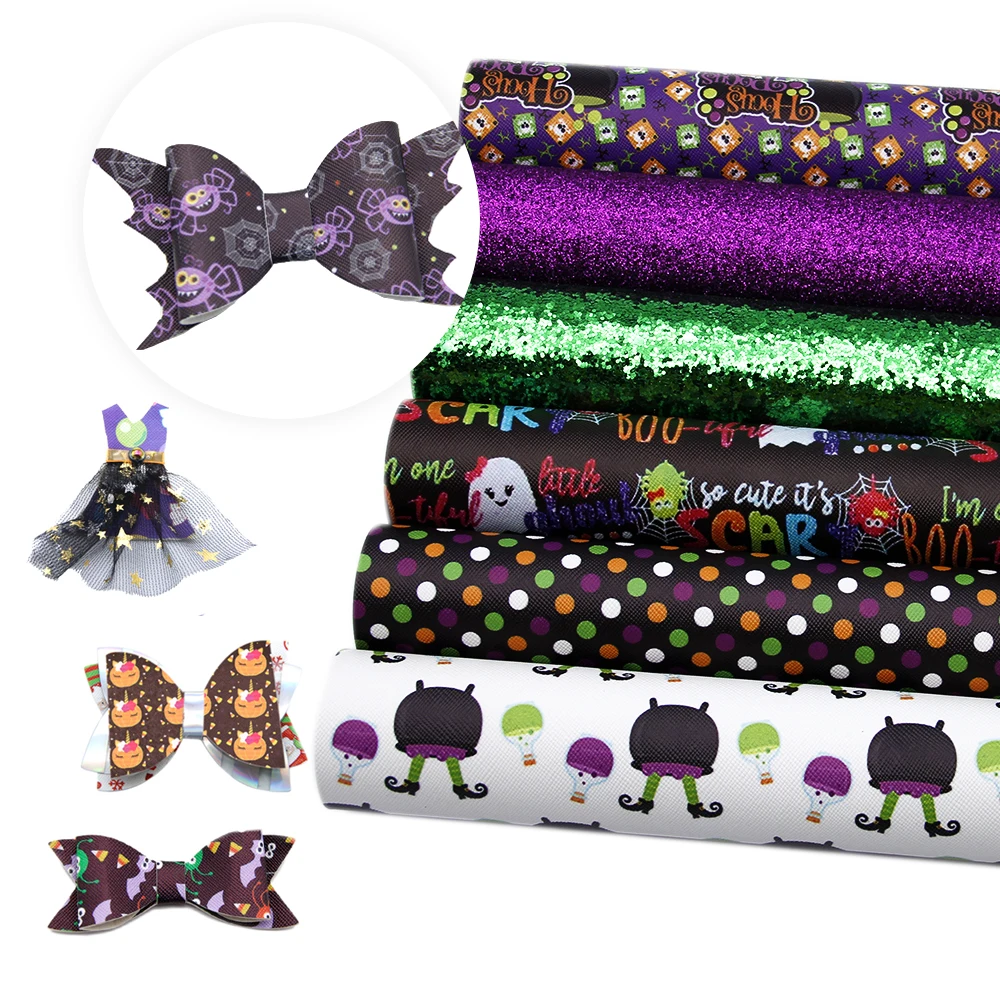 6piece/set 20*34cm Halloween Faux Synthetic Leather Sheets set for Hair Bow Leatherette Cartoon Vinyl Fabric DIY Crafts,1Yc7883
6piece/set 20*34cm Halloween Faux Synthetic Leather Sheets set for Hair Bow Leatherette Cartoon Vinyl Fabric DIY Crafts,1Yc7883