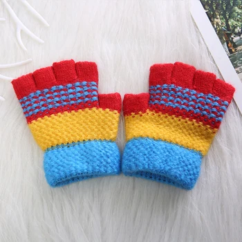 Baby Gloves Half-Finger Gloves 2-8 Age Children Gloves Winter Warm Kids Gloves for Boys and Girls Striped Knit New Year Gifts
Baby Gloves Half-Finger Gloves 2-8 Age Children Gloves Winter Warm Kids Gloves for Boys and Girls Striped Knit New Year Gifts