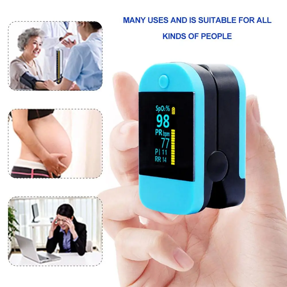 OLED Display Medical Finger Clip Oximeter Heart Rate Monitoring Pulse Oximetry Detection Pulse Heart Rate Pulse Oximeter
OLED Display Medical Finger Clip Oximeter Heart Rate Monitoring Pulse Oximetry Detection Pulse Heart Rate Pulse Oximeter