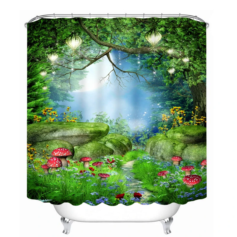 3D View Shower Curtains Fairy Tale World Swan and Flamingo Bathroom Curtain Waterproof Thickened Bath Curtain Customizable
3D View Shower Curtains Fairy Tale World Swan and Flamingo Bathroom Curtain Waterproof Thickened Bath Curtain Customizable