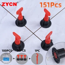 151Pcs Reusable Tile Leveling System Tool Adjustable Locator Alignment Spacers Plier Flooring Wall Carrelage Flat Ceramic
151Pcs Reusable Tile Leveling System Tool Adjustable Locator Alignment Spacers Plier Flooring Wall Carrelage Flat Ceramic
