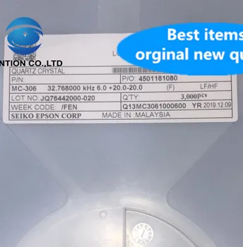 10pcs 100% orginal new MC-306 6PF 20PPM Q13MC3061000600 passive patch crystal oscillator 32.768KHZ
10pcs 100% orginal new MC-306 6PF 20PPM Q13MC3061000600 passive patch crystal oscillator 32.768KHZ