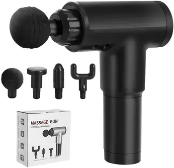 Massage Gun Deep Tissue Percussion Muscle Massager for Pain Relief Handheld Electric Body Massager with 4 Electric Massage Heads
Massage Gun Deep Tissue Percussion Muscle Massager for Pain Relief Handheld Electric Body Massager with 4 Electric Massage Heads