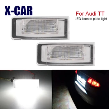 

X-CAR 2pcs Error Free LED license plate light for AUDI TT 8N MK1 Coupe 8N3 Roadster 8N9 1999-2006 8N0943021A 8N0943022A