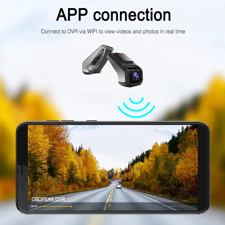 Автомобильный видеорегистратор OBDPEAK X9 Pro Wi Fi Android USB 1080P|Видеорегистраторы| |