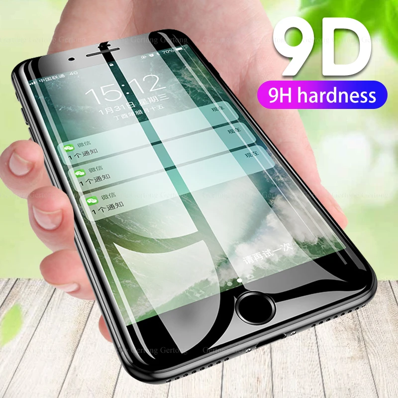 9D Премиум Защита экрана для iPhone 11X XS MAX 11PRO ультратонкая ударопрочная пленка 6 6s 7 8