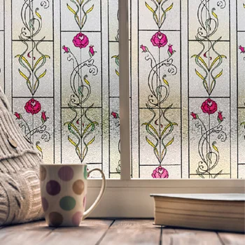 Stained Flower Pattern Glass Sticker Static Cling Privacy Protection Laser Multi-Size Window Covering Tint-Film 23.62''by78.7''
Stained Flower Pattern Glass Sticker Static Cling Privacy Protection Laser Multi-Size Window Covering Tint-Film 23.62''by78.7''