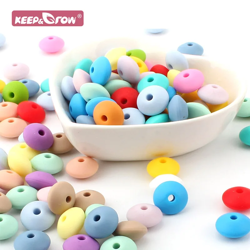Keep&Grow 500pcs Silicone Lentil Beads Baby Teething Toys DIY Pacifier Chains Accessories Baby Oral Care Teether Products Abacus 
Keep&Grow 500pcs Silicone Lentil Beads Baby Teething Toys DIY Pacifier Chains Accessories Baby Oral Care Teether Products Abacus