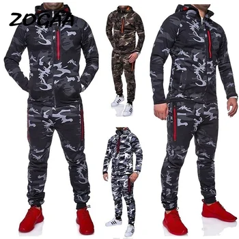 ZOGAA 2020 Men Camouflage Jackets+Pants Set Male Tracksuit Outdoors Suit Men's Gyms Suit Set Casual Sportswear men sweat suit
ZOGAA 2020 Men Camouflage Jackets+Pants Set Male Tracksuit Outdoors Suit Men's Gyms Suit Set Casual Sportswear men sweat suit