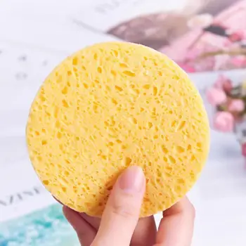 Natural Wood Pulp Sponge Cellulose Compress Cosmetic Puff Washing Sponge Face Care Cleansing Makeup Remover Tools 1pc
Natural Wood Pulp Sponge Cellulose Compress Cosmetic Puff Washing Sponge Face Care Cleansing Makeup Remover Tools 1pc