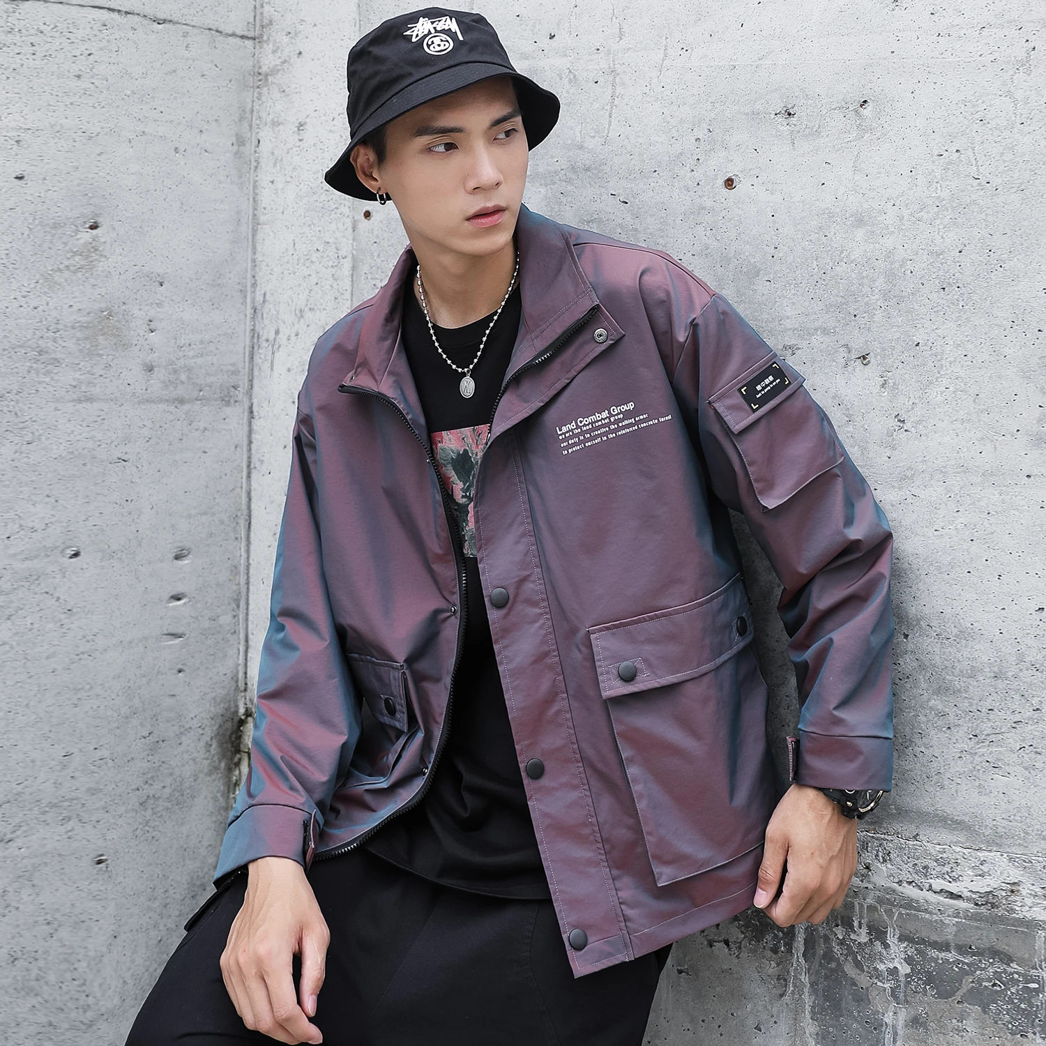 Spring /Winter Men's Gradient Colorful Work Clothes Function Multi Pocket Trendy Versatile Jacket Streetwear Tactical Pullover
Spring /Winter Men's Gradient Colorful Work Clothes Function Multi Pocket Trendy Versatile Jacket Streetwear Tactical Pullover